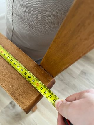 Sofá y mesa de jardín madera Acacia para exterior