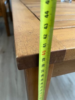 Sofá y mesa de jardín madera Acacia para exterior