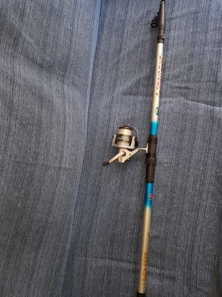 Pack 2 cañas de pescar y complementos