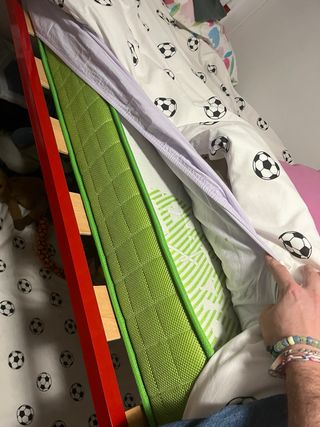 Litera metálica 190x90 con colchones