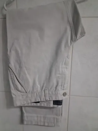 Pantalones Nautica Slim Fit Beige Talla M