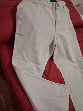 Pantalones Nautica Slim Fit Beige Talla M