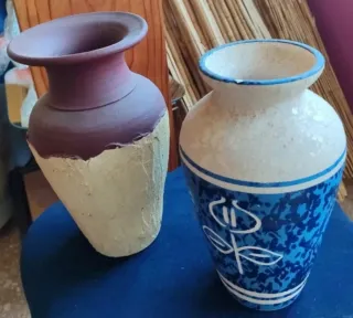 Jarrones de cerámica y terracota