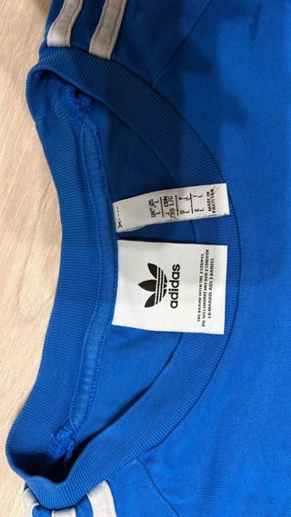 Maglia Adidas Uomo Blu Elettrico Original