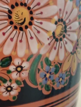 Lámpara cerámica artesanal - Luz cálida y acogedor