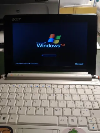 Mini portatile Acer bianco