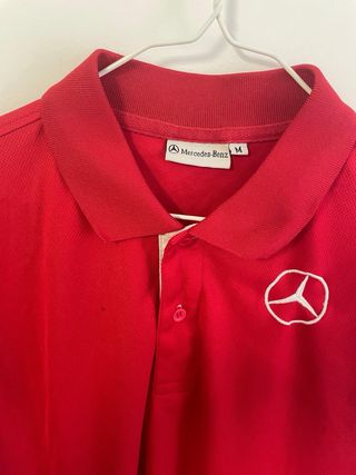 Polo Mercedes-Benz Rojo Talla M