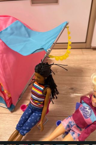 Barbie Campamento Mattel Acampada barbie