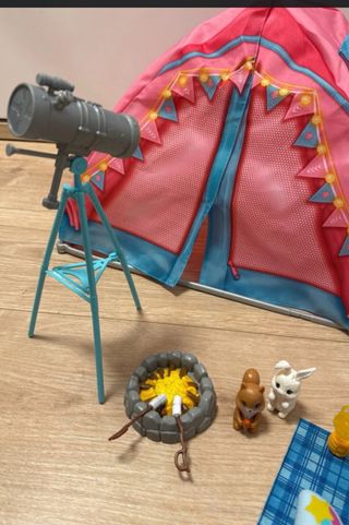 Barbie Campamento Mattel Acampada barbie