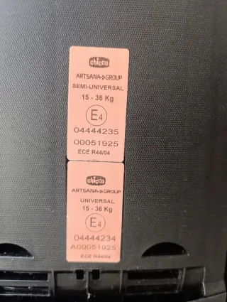 Silla coche Isofix marca Chicco unisex