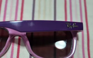 Gafas de sol Ray-Ban infantiles morado/rosa