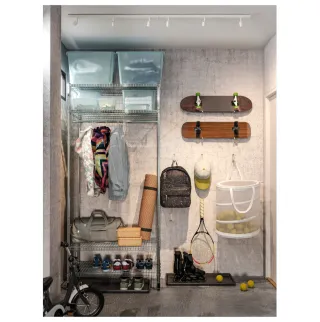 Riel de techo BÄVE IKEA 3 focos blanco