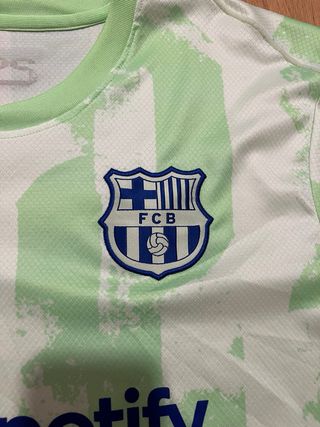 Camiseta FC Barcelona Verde y Blanca