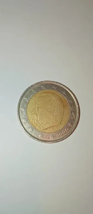 2€ Bélgica 2000 ERROR HUEVO FRITO-ESCUCHO OFERTAS