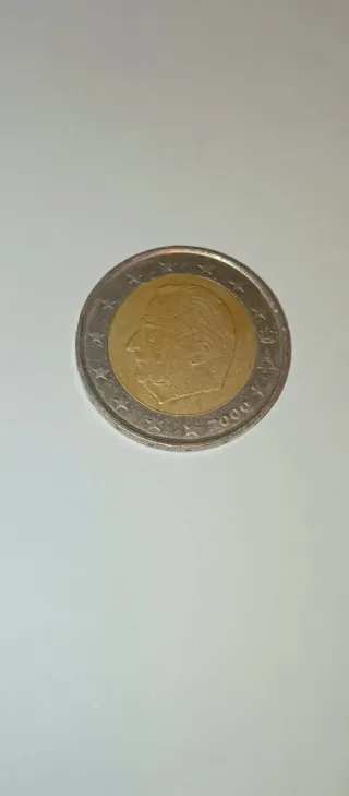2€ Bélgica 2000 ERROR HUEVO FRITO-ESCUCHO OFERTAS