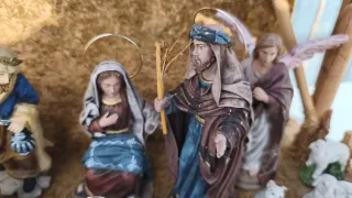Nacimiento Belén con figuras y portal
