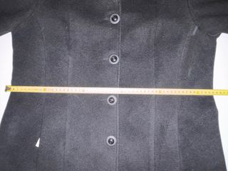 Abrigo paño nego talla 48