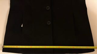 Abrigo paño nego talla 48