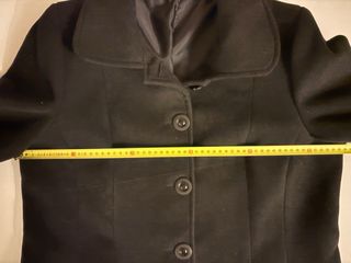 Abrigo paño nego talla 48