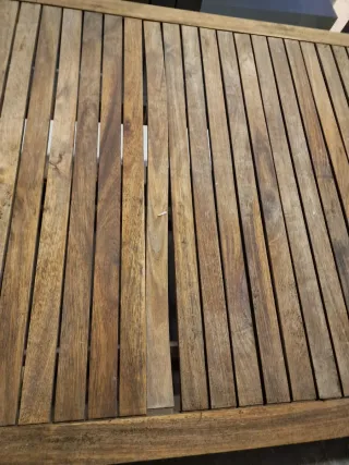 Mesa y Sillas plegables Jardín