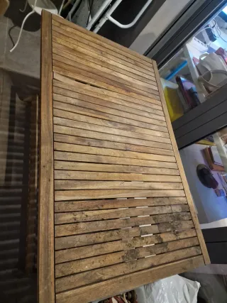 Mesa y Sillas plegables Jardín