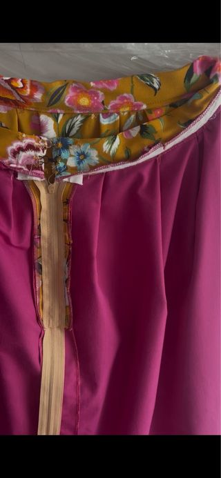 Falda flamenca volantes estampado floral