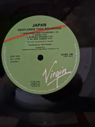 Vinilo Japan Gentlemen Take Polaroids
