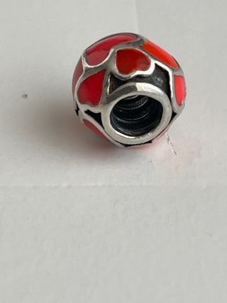 Charm Pandora Corazones Rojos