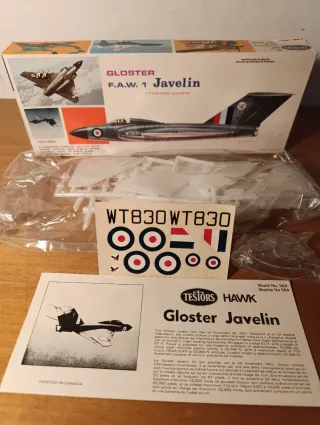 Kit Modellismo Aereo Gloster Javelin Testors