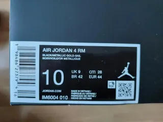 Sneakers Jordan Air 4 RM Taglia 44