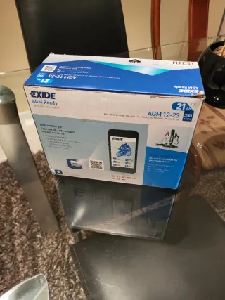 Batería Moto Exide AGM Ready 21Ah 12V