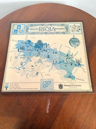 Marqués de Cáceres Cuadro Mapa Rioja