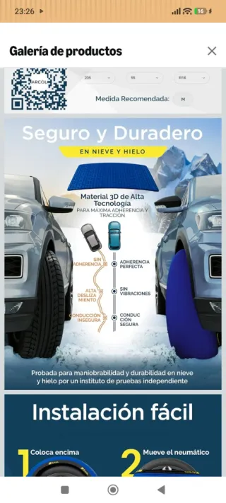 Fundas de neumático ARCOL para nieve