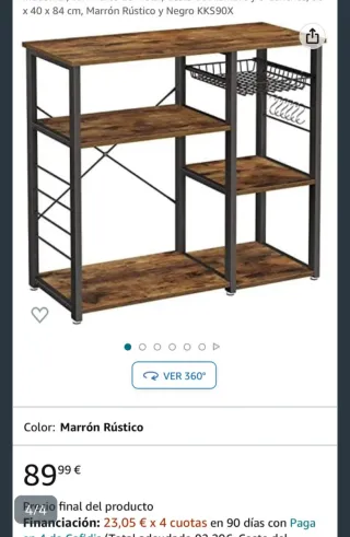 Mesa auxiliar cocina