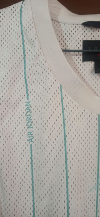 Camiseta tirantes hombre Jordan blanca talla L