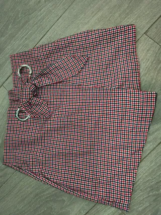 Falda pantalón cuadros escoceses