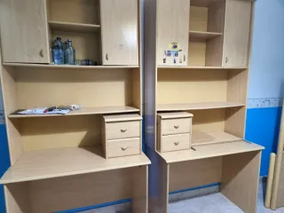 Armario juvenil madera claro