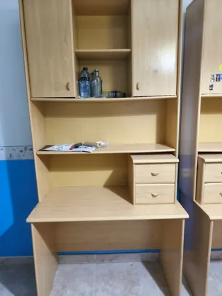 Armario juvenil madera claro