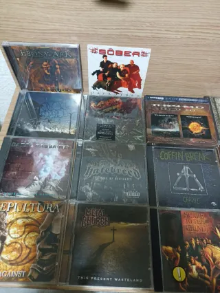 Lote CDs Metal/Rock (Ebony Ark, Sober, Hatebreed,