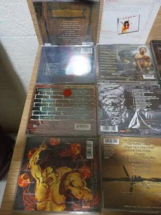 Lote CDs Metal/Rock (Ebony Ark, Sober, Hatebreed,