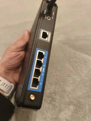 Router WiFi D-Link DIR-615 con fuente original