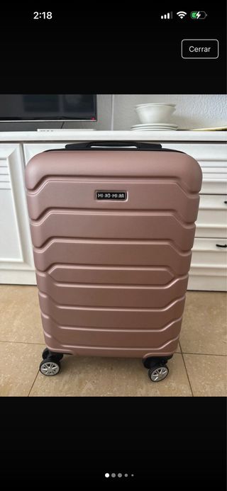 Maleta de cabina rosa Mikomika