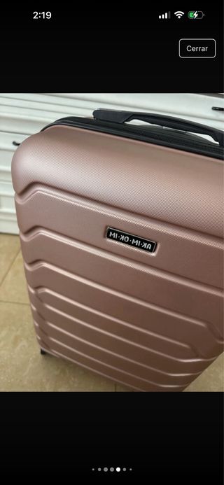 Maleta de cabina rosa Mikomika