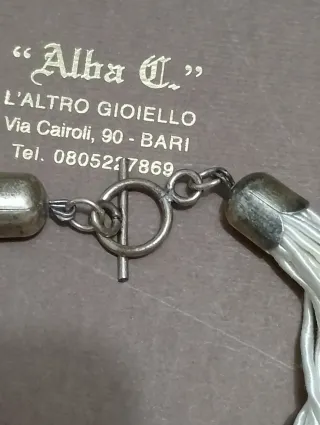 Collana con  turchese e perle scaramazze