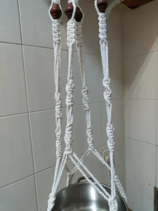 Macetero Macramé Hecho a mano