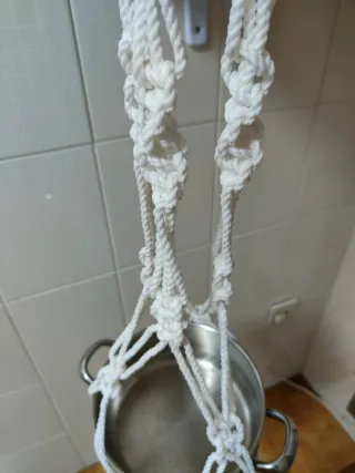 Macetero Macramé Hecho a mano