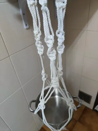 Macetero Macramé Hecho a mano