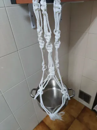 Macetero Macramé Hecho a mano