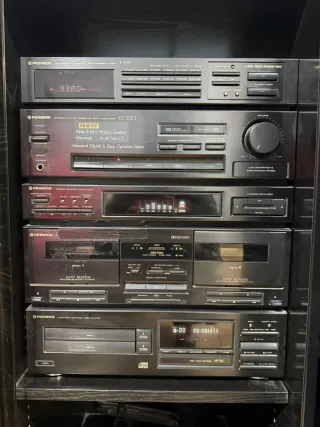 Cadena Hi-Fi Pioneer Años 90 + Mueble.