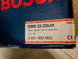 PRECINTADA Amoladora Bosch GWS 22-230 JH
